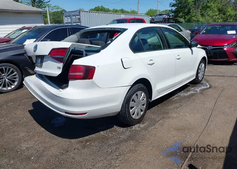 2016 Volkswagen Jetta 1.4T S из США, поврежденный, VIN VW167AJXGM414345